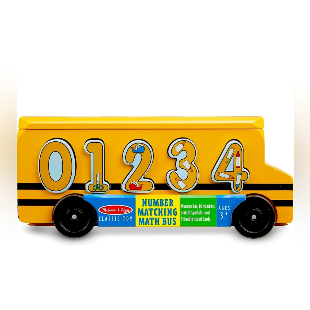 Melissa and Doug  Number Matching  Bus NEW